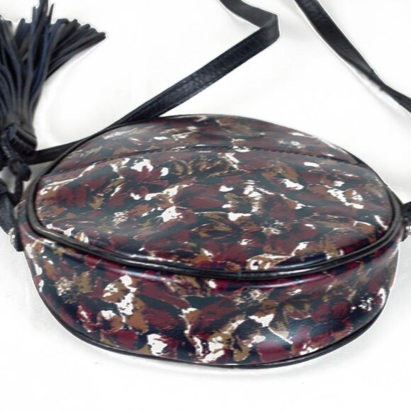 Patricia Nash Scarlet Bloom Scafati Circle Floral Crossbody - Picture 9 of 12